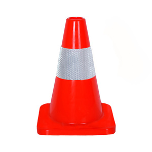 30cm PVC linh hoạt nón giao thông cho đường bộ an toàn đầy màu sắc <span class=keywords><strong>PE</strong></span> vật liệu nhựa - Product Image 5