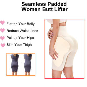 Women's High Compression <strong>Butt</strong> Lifter Control Panties Shapewear with Sponge Pads for Natural Curve &amp; <strong>Lift</strong> - Product Image 4