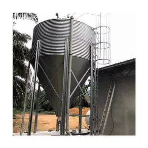 Feed Storage Equipment Galvanized Feed Silo Storage Bin for Poultry Farm
