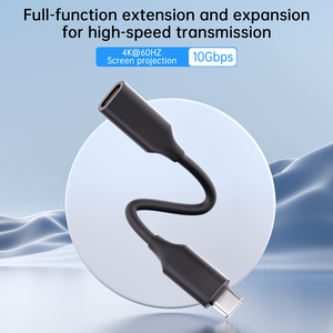 <span class=keywords><strong>Cable</strong></span> de Datos TPE con <span class=keywords><strong>Doble</strong></span> <span class=keywords><strong>USB</strong></span>-<span class=keywords><strong>C</strong></span> PD de 1.5m 3m para iPad y Teléfono, Carga Rápida, Tipo <span class=keywords><strong>C</strong></span> Macho a Hembra, con Muestra Gratis - Product Image 5