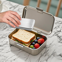 Blocs de glace miniatures fins en gros, aliments frais, gel réutilisable, blocs de glace en acier inoxydable pour boîtes à lunch, glacières