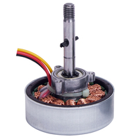 Motor BL Brushless 12-24VDC 50W yang Dapat Disesuaikan, Motor DC Reduksi Gigi Cacing 6mm, Model OEM BLDC 24V untuk Perahu, Rumah Pintar, Kipas