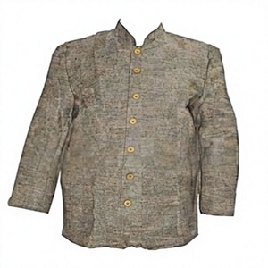 เสื้อโค้ททรงแซคโค้ทแบบเย็บมือ ผ้าวูลแท้ 100% คุณภาพสูง ลายปักแบบเซาท์คอนเฟเดอเรท สำหรับผู้ชาย - Product Image 1