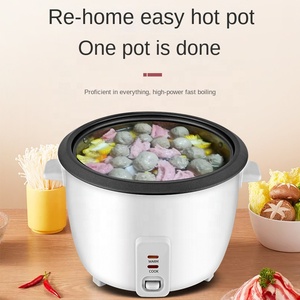 Factory Wholesale Portable Mini Rice Cooker 2-6L Stainless Steel Inner Pot OEM Measuring Cup <b>Paddle</b> Hotel Household Measuring Cu - Product Image 1