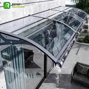 2024 Years New Products Aluminum Alloy Outdoor Retractable Canopy Parts Retractable Awning Front Bar