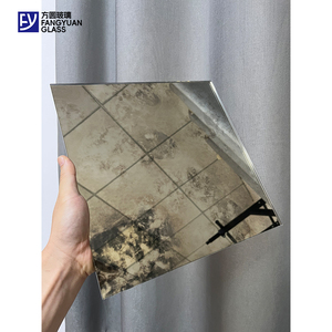 Gương cổ, Gạch kính, Màu xám vàng Gương cổ nghệ thuật Pháp - Product Image 2