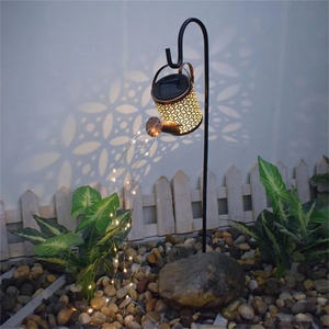 Arrosoir solaire jardin paysage chemin 36LED guirlandes lumineuses piquet de <span class=keywords><strong>cour</strong></span> avec jardinière pour <span class=keywords><strong>cour</strong></span> pelouse Art extérieur décorations pour la maison - Product Image 6