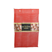 Deze Wicketed Leno Mesh-tassen voor uien, aardappelen, groenten en fruit.