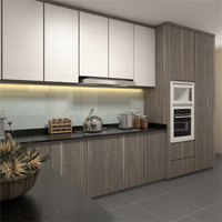 Armoire de cuisine classique gain de place, personnalisée pour appartement et maison