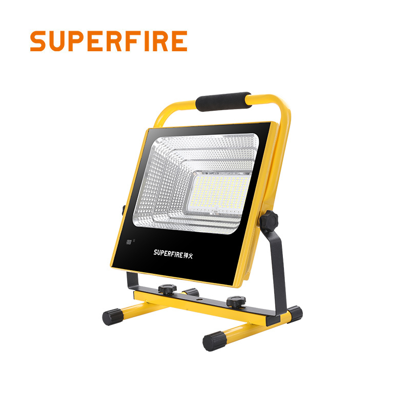 LED Work Light Rechargeable Battery Portable Aluminum Alloy Car Repair Floodlight Tripod IP54 Rated 1000+ Lumens Remote Control