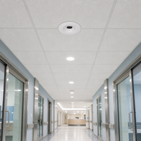 Capteur de présence KNX ToF pour couloir d'hôpital, montage en surface, optimisation de la lumière du jour, faible consommation, 30Hz, précision 0,4m, IP20, DC21-30V, 10mA