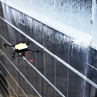 Drone de nettoyage haute pression professionnel Joyance, UAV autonome pour l'entretien des façades de bâtiments et des panneaux solaires, 4100 PSI