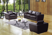 Mobilier commercial de haute qualité Bureau Salle de réception Salle de conférence Hôtel Ensemble canapé en cuir décontracté