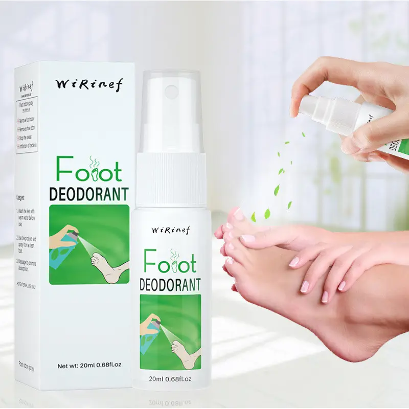 HM4647 20ml Shoe Deodorizer Foot Deodorant Spray Anti Cracking Remove Bacteria Peculiar Smell Foot Natural Deodorant Foot Spray