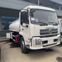 Camión Cisterna Dongfeng Tianjin 4*2, Camión de Transporte de Combustible de 15 CBM, Camión de Reabastecimiento Móvil Euro 6