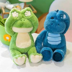 Juguetes de peluche para esconder y buscar, rana, conejo, mono, panda, animales de peluche para niños, regalo de cumpleaños, 2 a 4 años, unisex - Product Image 2