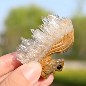 Al por mayor: Elegante racimo de cristal tallado de alta calidad con diseño de ardilla, de 3.8 cm, para sanación natural, tendencia de moda y decoración del hogar, con embalaje seguro. - Product Image 4