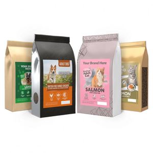 Étiquettes pour aliments pour chiens Whole Pet Kitchen Tubers Beef 1000g, rectangulaires, autocollantes, réutilisables, recyclables, en papier écologique, offset - Product Image 3