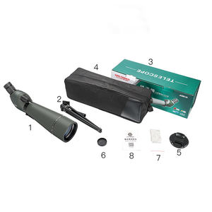 20-60X80 عالية الطاقة IPX7 ماء تلسكوب <span class=keywords><strong>2</strong></span> سرعة تكبير أحادي تلسكوب HD BAK4 طويل المدى أحادي العين لطائر watchnig - Product Image 5
