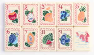 En stock : Tuiles <span class=keywords><strong>de</strong></span> Mahjong américaines en acrylique, monocouche, blanches, peintes <span class=keywords><strong>à</strong></span> la main et gravées, pour jeux <span class=keywords><strong>de</strong></span> <span class=keywords><strong>cartes</strong></span> et d'échecs, <span class=keywords><strong>4</strong></span> <span class=keywords><strong>joueurs</strong></span> - Product Image 4