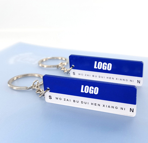 Xinrunjin Logo personnalisé Portable transfert thermique imprimé porte-clés en acrylique cadeaux de marque Souvenirs d'événement cadeaux personnalisés - Product Image 1