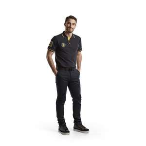 BLAKLADER - 146518308600D112 Pantalon chinos stretch Bleu marine foncé-EAN 7330509624449 PANTALON DE TRAVAIL CARGO - Product Image 3
