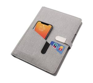 Nuevo Cuaderno Planificador de Cuero Grueso y Sencillo 2025 con Banco de Energía y Bolsa de Almacenamiento con Marcador para Set de Regalo Corporativo - Product Image 1