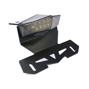 Accesorios de modificación de motocicleta todoterreno soporte de montaje de luz de placa trasera corta de acero inoxidable para Honda CRF300L - Product Image 3