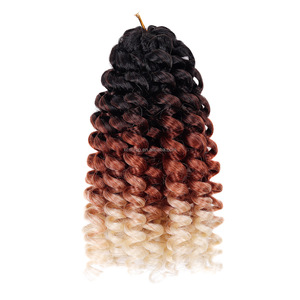 Fabrika Fiyatlı Sentetik Saç Twist Örgüler Marley Afro Bounce Twist <span class=keywords><strong>Model</strong></span> <span class=keywords><strong>Jumpy</strong></span> <span class=keywords><strong>Wand</strong></span> <span class=keywords><strong>Curl</strong></span> Kroşe Örgü - Product Image 3
