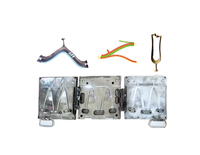Machine de moulage par injection hydraulique automatique pour sangles de chaussures en PVC tricolores, style vertical