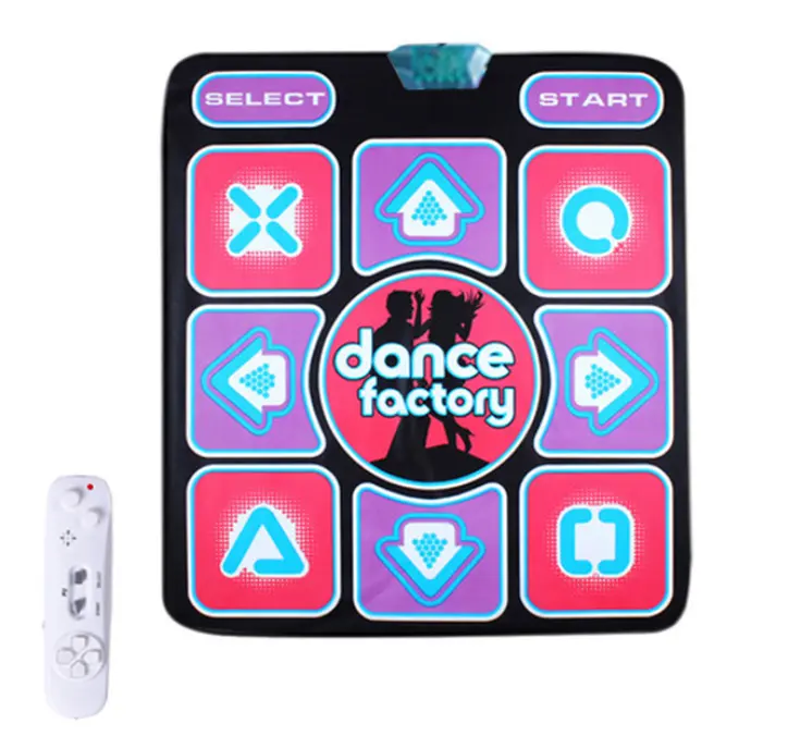 Tapete da dança para nintendo wii, tapete anti-deslizamento para dança, dança, pc, tv