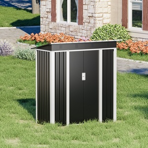 Caseta de Almacenamiento para Jardín de Acero Galvanizado, Caseta Metálica Impermeable para Exteriores, Caseta <span class=keywords><strong>Grande</strong></span> para Herramientas de Jardín - Product Image 1