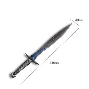 High Quality Fashion Sword Shape Decorative Custom Metal Souvenir Metal Tabletop Decor - Product Image 2