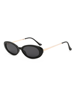 Twooo T1507 Lunettes de soleil tendance polyvalentes rétro ovale à petite monture