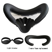 Accessoires VR pour Oculus Quest 2 : Support d'interface faciale, coussin facial en mousse 3D de remplacement, protection