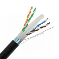 Cable de Red Ethernet CAT6 UTP RJ45 de 1m, Suministro de Fábrica, Personalizado, 4 Pares, 23AWG, Cables de Comunicación Blindados de PVC, 250MHz, Sin Oxígeno