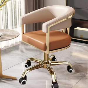 Table et chaise de manucure modernes et simples, mobilier de salon de manucure, spa, luxe, PU, hauteur réglable, chaises de manucure rotatives - Product Image 4