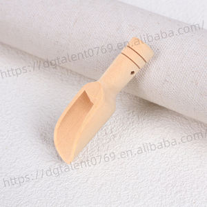 Mini Wooden <strong>Scoop</strong> 3 Inches - Multipurpose Bath Salt,Coffee &amp; Tea Spoons Small Utensil for Spices, Flour, and Kitchen Use - Product Image 3