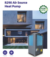 Pompe à chaleur multifonction personnalisée européenne 50KW A++ à haut COP R290 Monobloc Inverter pour chauffage et refroidissement domestique