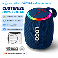 Altavoz Inalámbrico Portátil con Logotipo Personalizado, Marca Privada, Luz RGB, Bajos Estéreo, Multidispositivo, para Interiores y Exteriores, Regalo