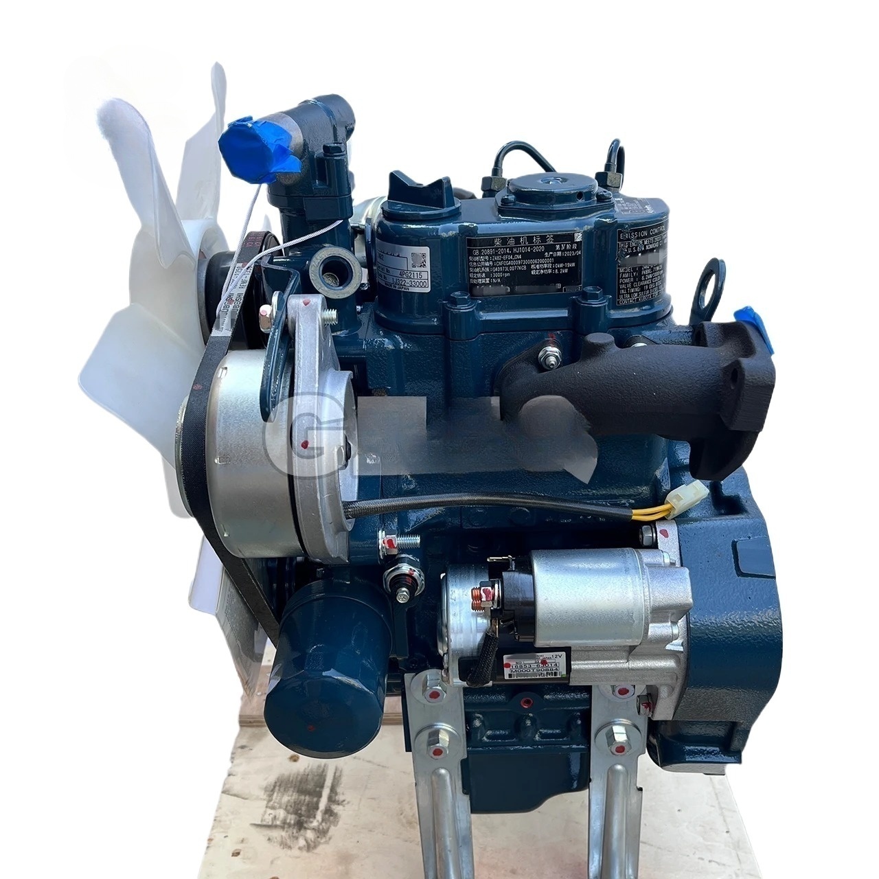 Kubota Mini 2 Cylinder Engine 8KW Z402 Z482 Assembly