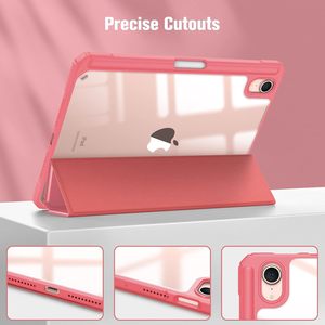 Funda protectora para tableta con ranura para bolígrafo a prueba de golpes para <span class=keywords><strong>Ipad</strong></span> 10 <span class=keywords><strong>2022</strong></span> 7 8 <span class=keywords><strong>9</strong></span> 10,2 Mini 6, funda acrílica abatible para tableta - Product Image 6