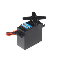 Servo RC CYS-S3006 con Doble Rodamiento de Bolas, 6 kg de Torque, HV 6.0V-7.4V, Servo Analógico Estándar para Piezas de Coche, Barco, Avión y Robot RC