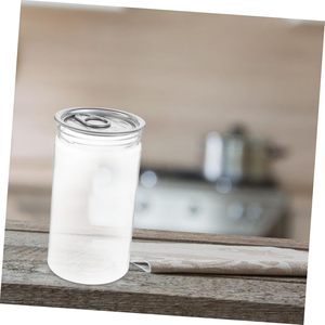280/380/460/500/650/750ml Screw Top Transparent <b>Plastic</b> BPA Free Food Grade Pet Cans Cake Sugar Candy Cookie Storage Easy Open - Product Image 3
