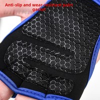 Support de poignet Prévention des callosités Haltérophilie intégrée Barre de traction Équipement Hommes Femmes Sports Demi-doigt Gants de fitness