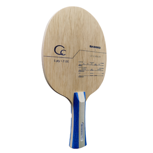 Raqueta <span class=keywords><strong>de</strong></span> Tenis <span class=keywords><strong>de</strong></span> Mesa Sanwei CC LD Carbon Five Layer Wood <span class=keywords><strong>de</strong></span> 73g, Fabricada con Fibra <span class=keywords><strong>de</strong></span> Carbono y Material <span class=keywords><strong>de</strong></span> Goma para Jugadores - Product Image 1