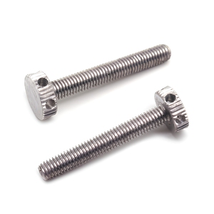 Tornillo de Cabeza Moleteada Personalizado, Forjado en Frío, Perforado, de Acero Inoxidable para Piezas de Fijación de Maquinaria e Instrumentos - Product Image 1