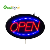 Enseigne LED d'intérieur super lumineuse à fenêtre ouverte, multicolores, avec animation clignotante pour magasins, bars, bureaux, utilisation automobile - Décoration publicitaire
