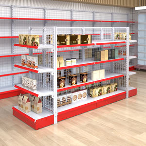 מפעל מדפי סופרמרקט מותאם אישית חנות מכולת מדפים עבור רשת מתכת סופרמרקט תיל מדפים - Product Image 6