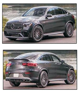 Accessori Auto lifting per <span class=keywords><strong>Mercedes</strong></span>-Benz <span class=keywords><strong>GLC</strong></span> 2020-2023 <span class=keywords><strong>coupé</strong></span> upgrade a <span class=keywords><strong>coupé</strong></span> a 2020 2023 per <span class=keywords><strong>GLC</strong></span> 63S AMG - Product Image 3